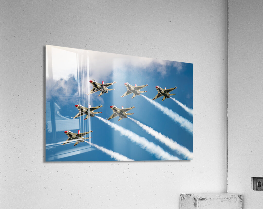 USAF Thunderbirds - Delta Formation Acrylic Print