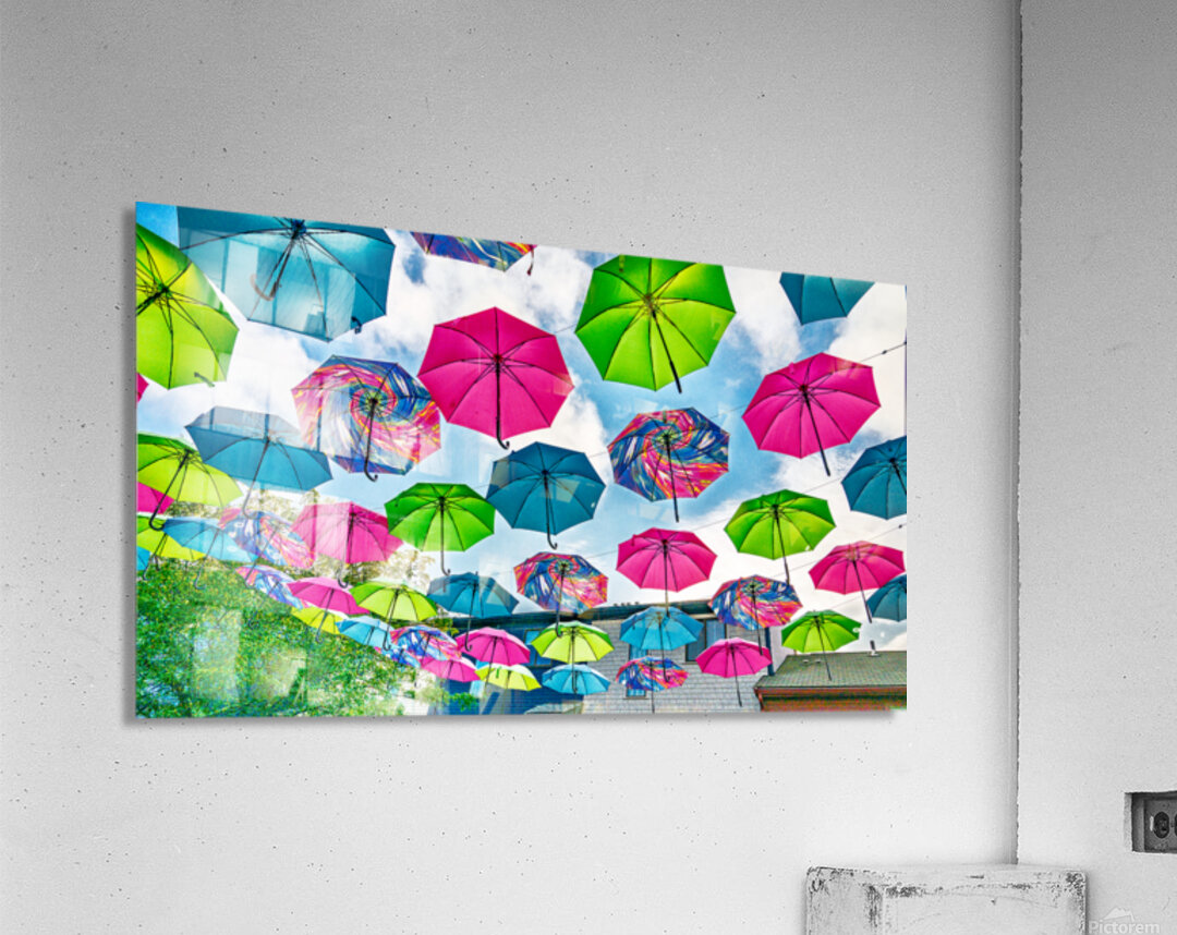 Umbrellas Acrylic Print