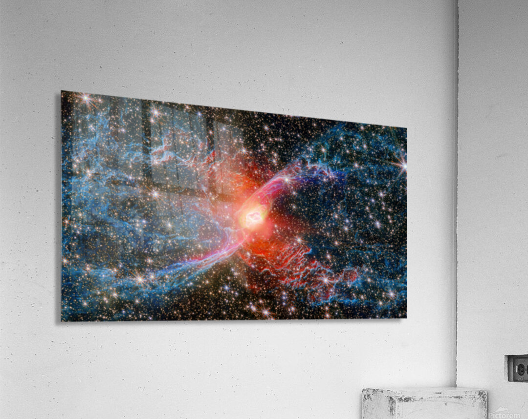 Red Spider Nebula – Infrared Revelations of a Dying Stars Final Symphony Acrylic Print