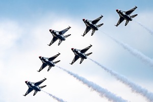 USAF Thunderbirds   Delta Formation