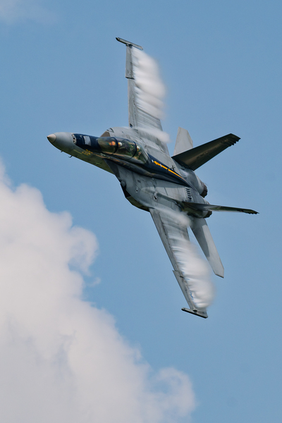 US Navy F18 Super Hornet Races through the Sky Print