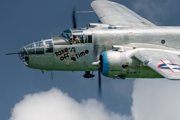 North American Aviation B-25 Mitchell - Take Off Time Print