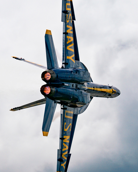 US Navy F-18 Super Hornet - Blue Angels Print