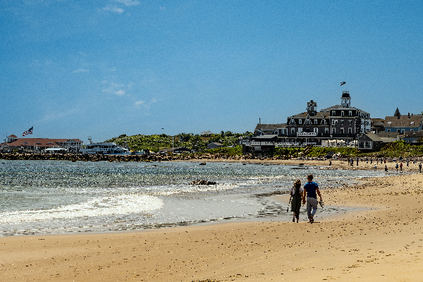 A Walk on the Beach  Print