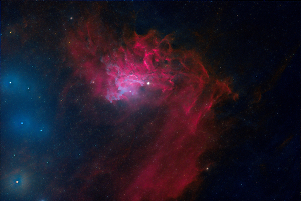 IC 405: The Flaming Star Nebula Print