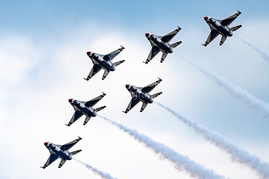 USAF Thunderbirds   Delta Formation  Print