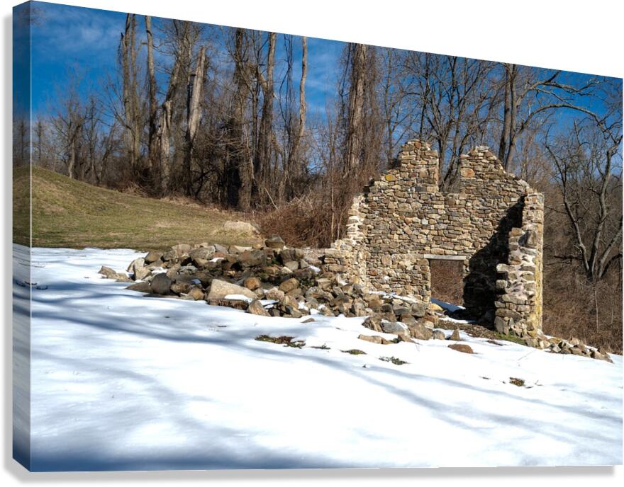 Ruins of Warwick Iron Furnace Canvas Print