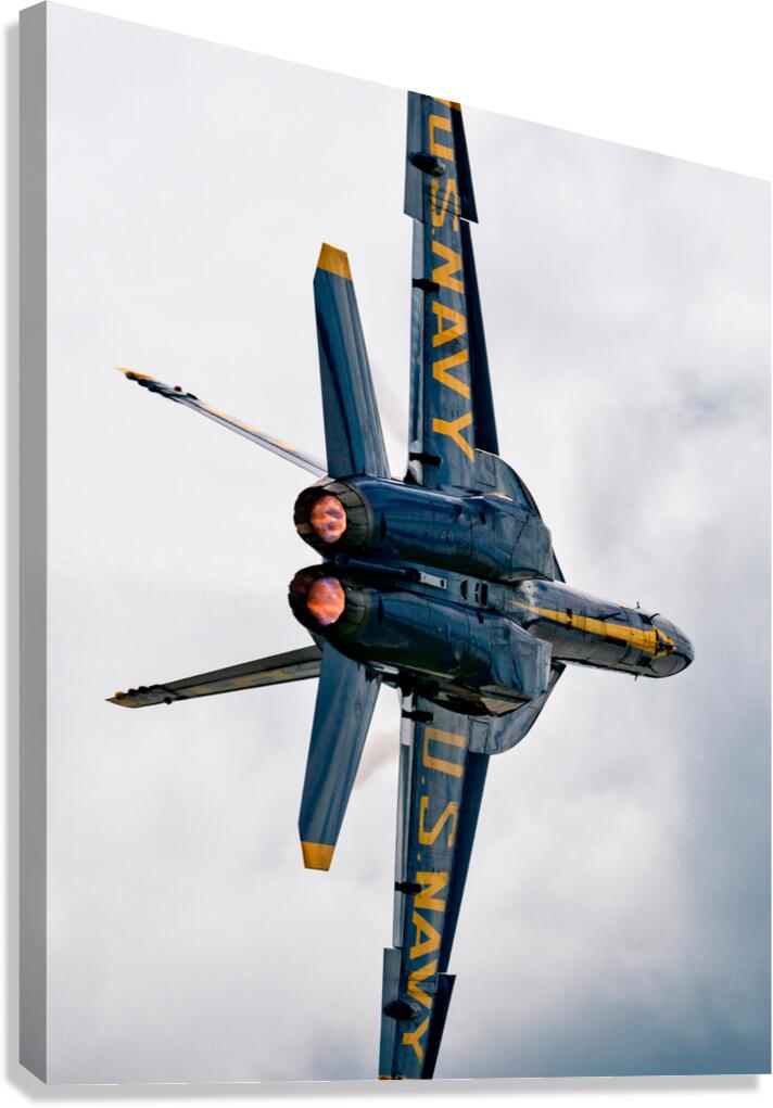 US Navy F-18 Super Hornet - Blue Angels Canvas Print