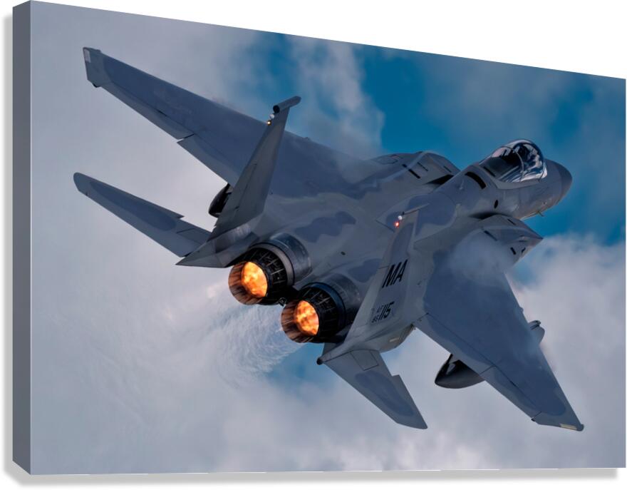 McDonnell Douglas F-15 Eagle  - Afterburner Canvas Print