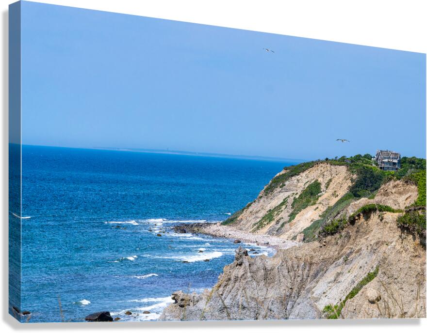 House on a Cliff Canvas Print