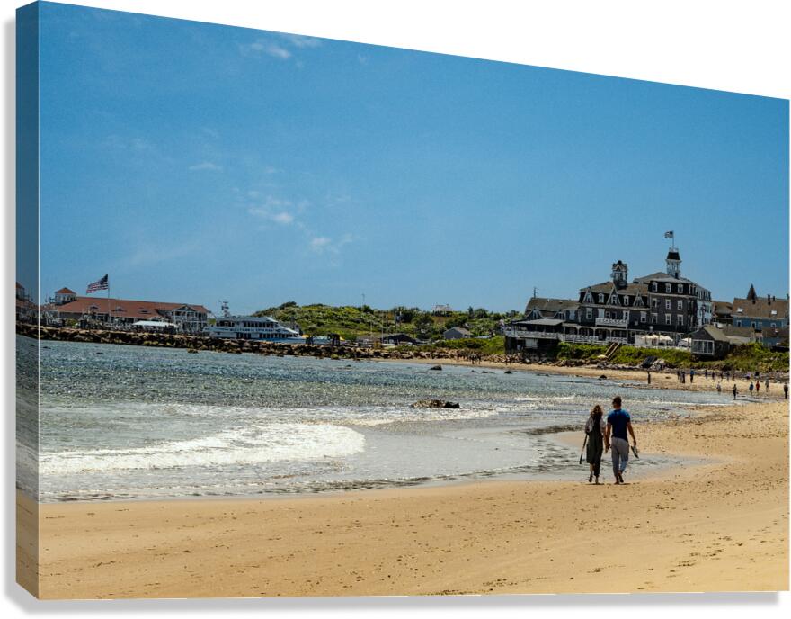 A Walk on the Beach  Canvas Print