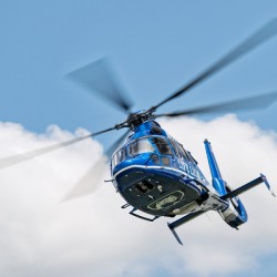 Airbus EC 155B1 of Penn State Healths Life Lion Medevac Fleet