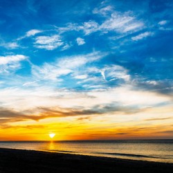 Sunset over Cape Cod Bay