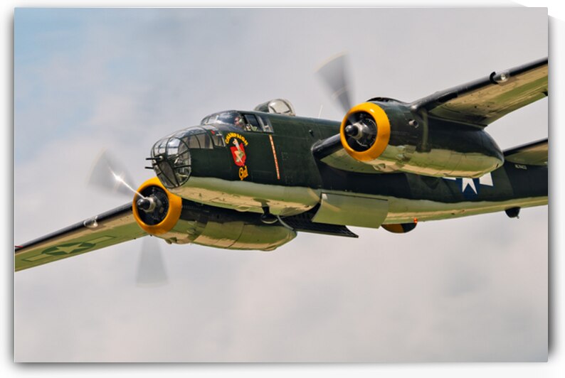North American Aviation B-25 Mitchell - Champaign Gal by Pisarek Photography
