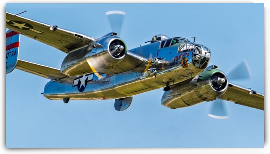 North American Aviation B-25 Mitchell - Panchito by Pisarek Photography