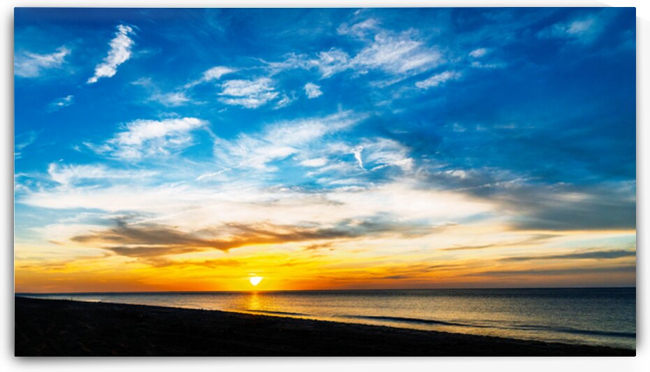 Sunset over Cape Cod Bay by Pisarek Photography
