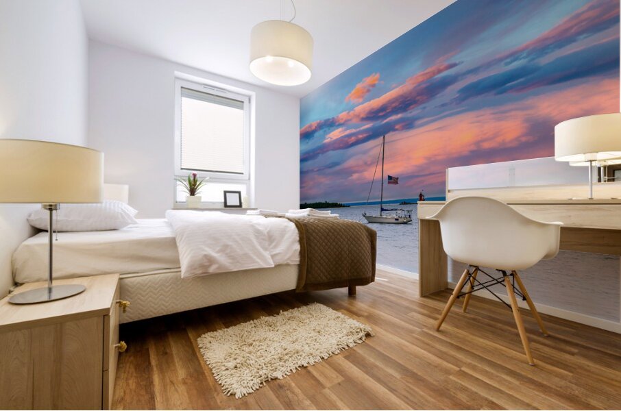 At Anchor Mural print