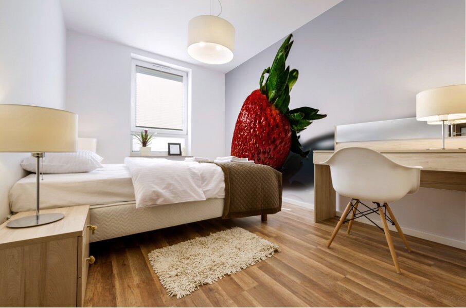 Strawberry Mural print
