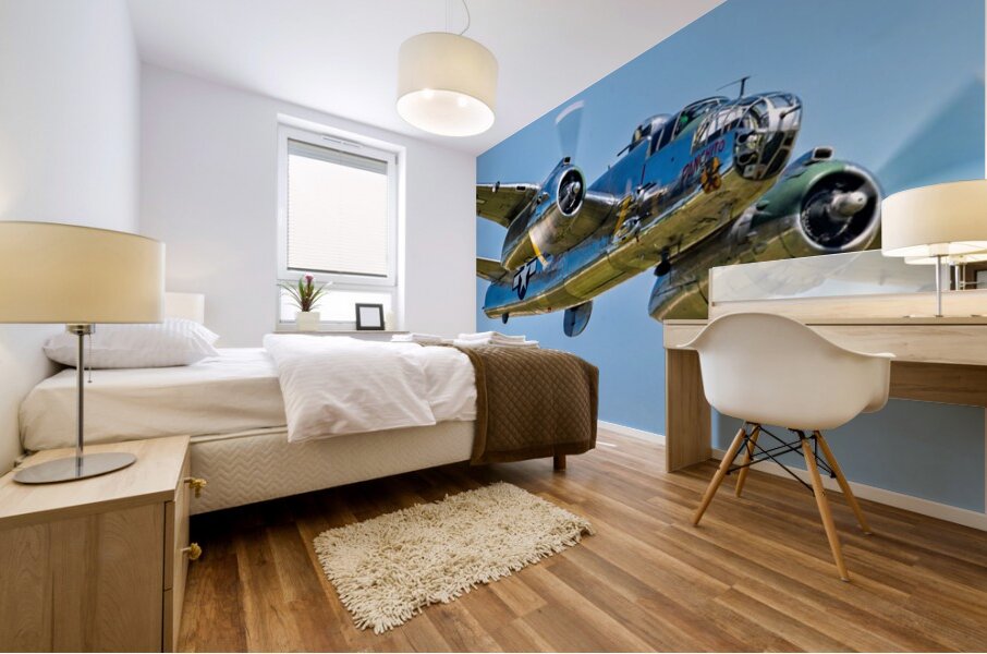 North American Aviation B-25 Mitchell - Panchito Mural print