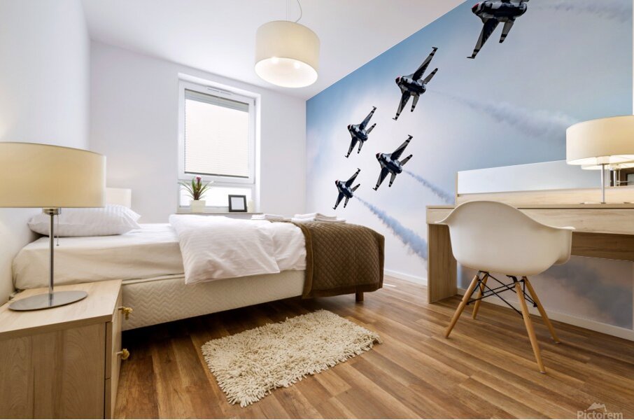 USAF Thunderbirds   Delta Formation Mural print
