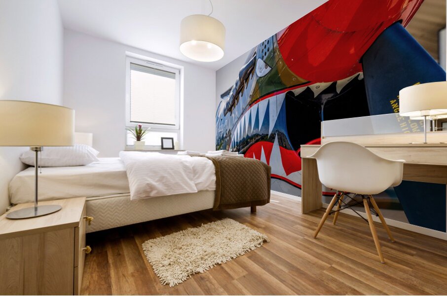 Curtiss P-40 Warhawk Nose Art Mural print