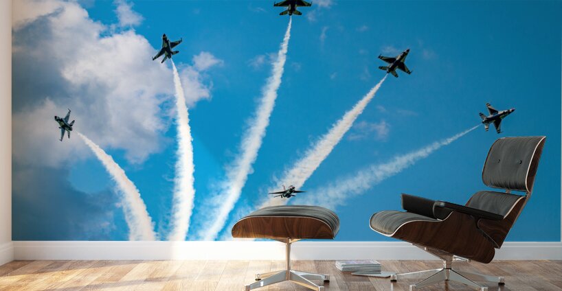 USAF Thunderbirds - Delta Break Wall Murals