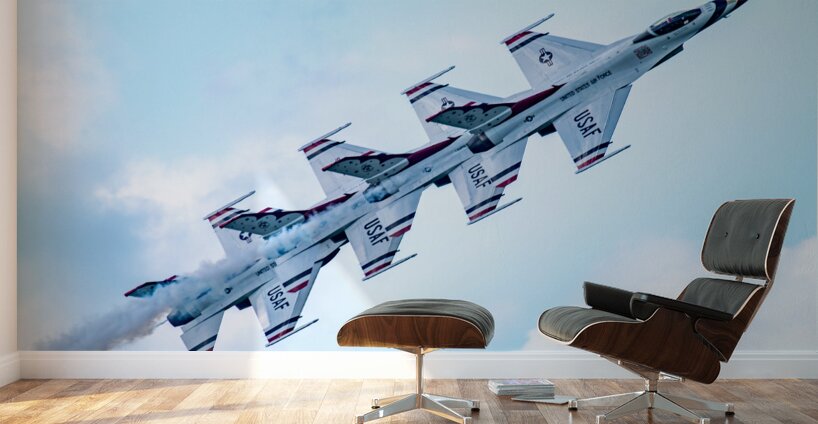 USAF Thunderbirds - Echelon in Review Wall Murals