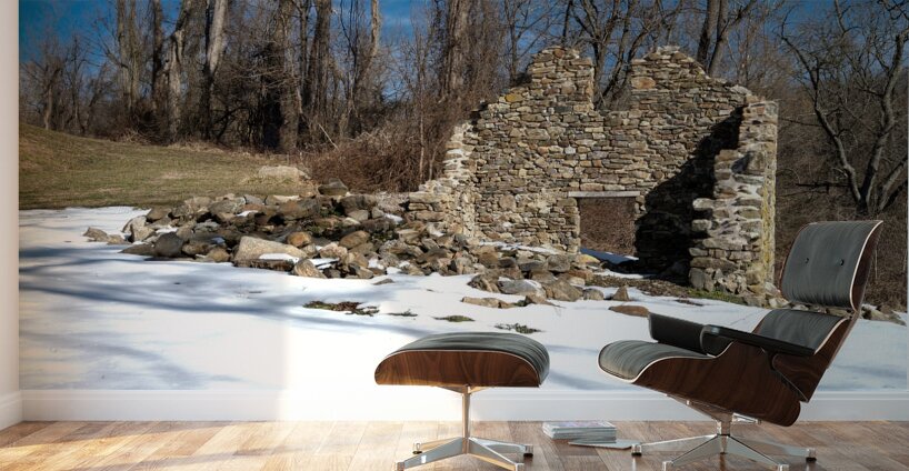 Ruins of Warwick Iron Furnace Wall Murals