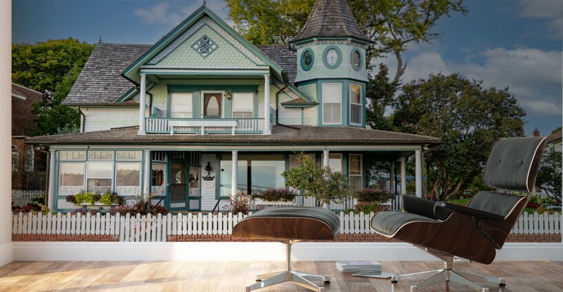Beautiful Victorian Home on Mackinac Island Wall Murals