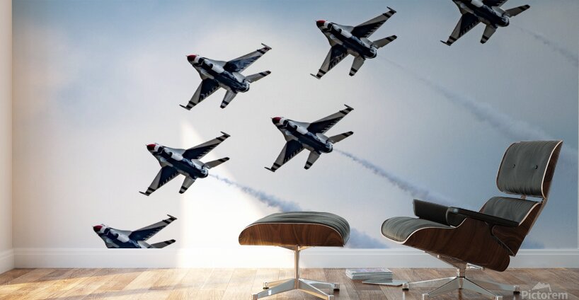 USAF Thunderbirds   Delta Formation Wall Murals