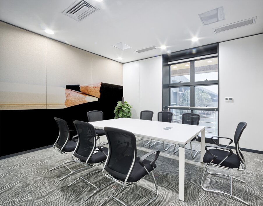 Black and White Wall Printing