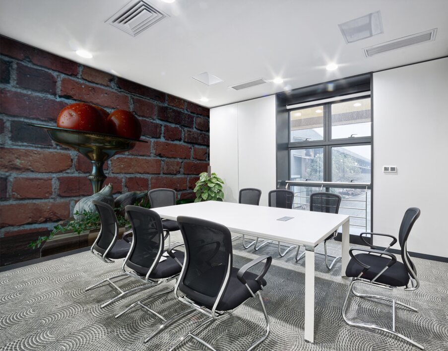 Tomatoes by a Window Wall Printing