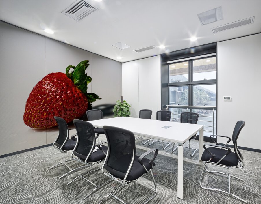 Strawberry Wall Printing