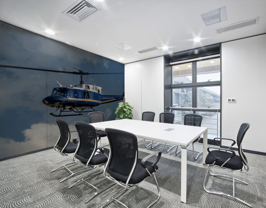 US Air Force Bell UH-1N of the 316th Operations Group Wall Printing