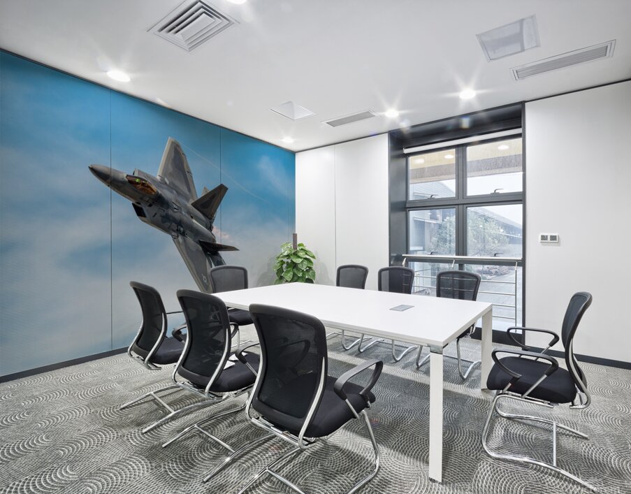 Lockheed Martin F-22 Raptor Wall Printing