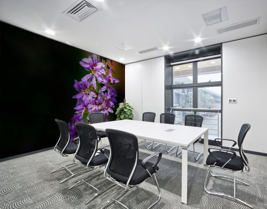 Purple Loosestrife Wall Printing