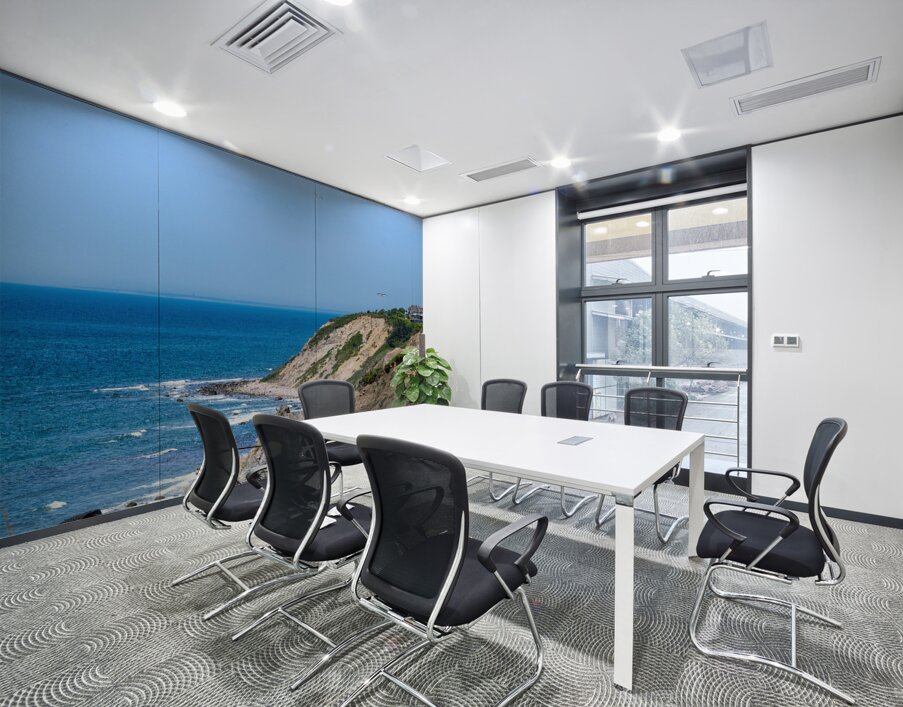 House on a Cliff Wall Printing