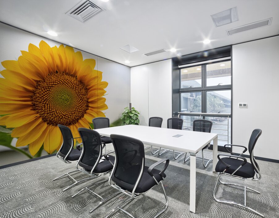 Sun Flower Wall Printing
