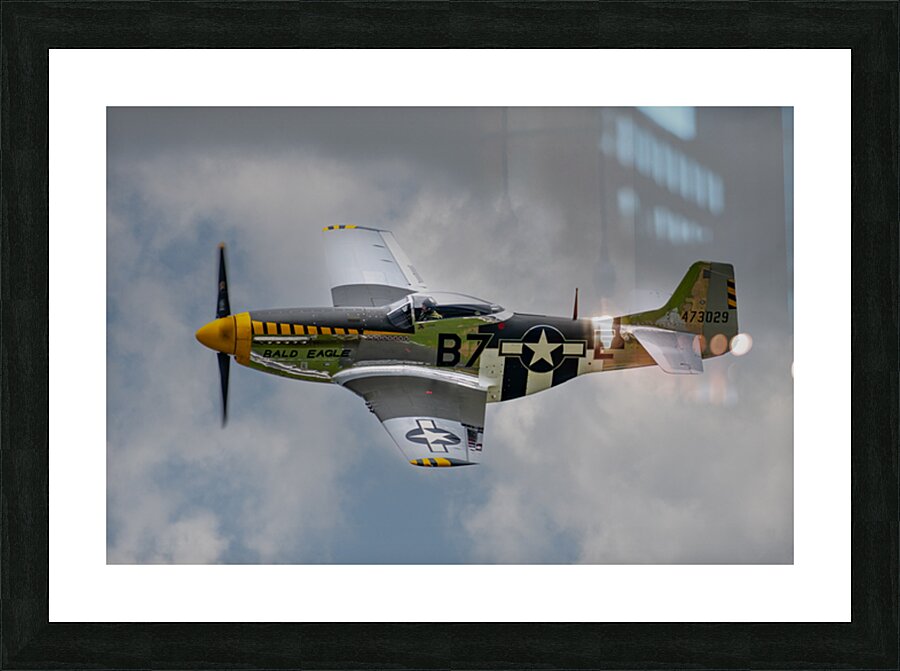North American Aviation P-51D Mustang - Bald Eagle Picture Frame print