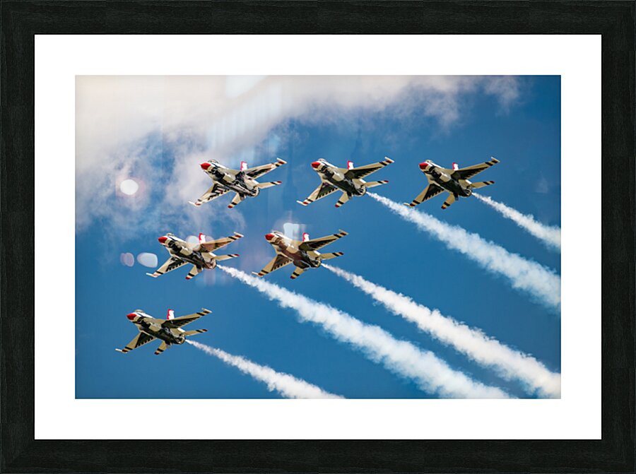 USAF Thunderbirds - Delta Formation Picture Frame print