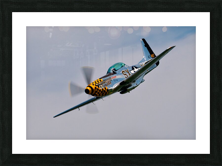P-51 Mustang - Little Witch Picture Frame print