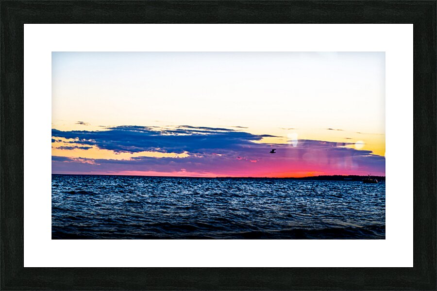 Sunset on Mackinac Island Picture Frame print