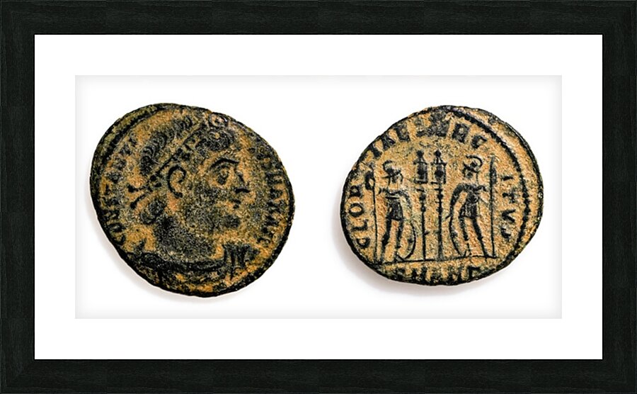 Mid Second Century Roman Bronze  Picture Frame print