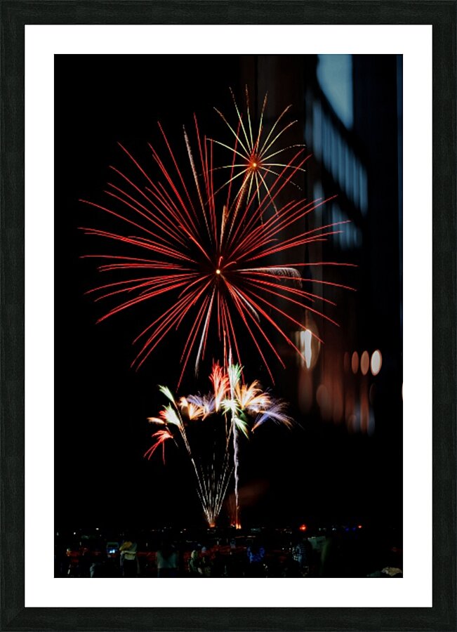 Lighting up the Sky Picture Frame print