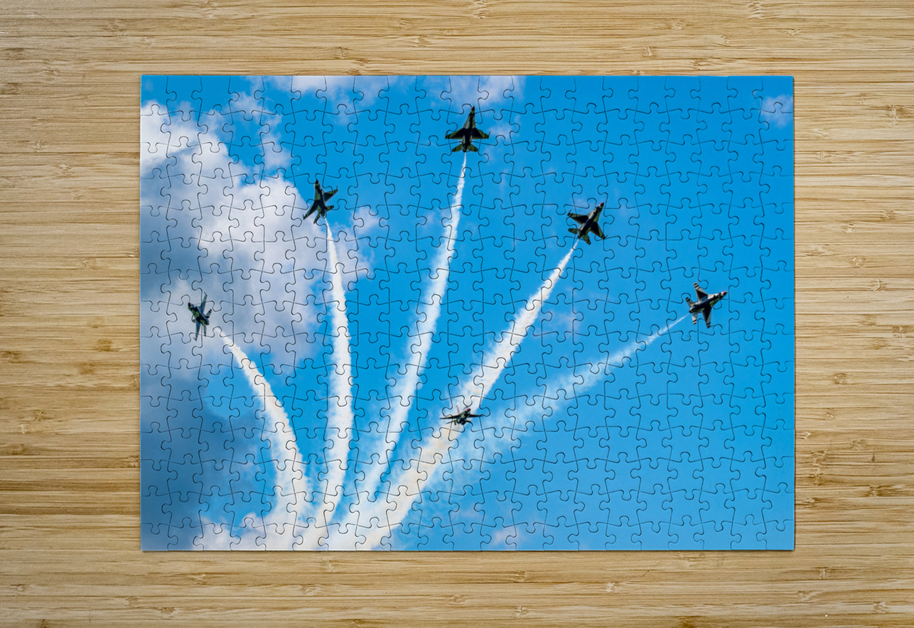 USAF Thunderbirds - Delta Break Pisarek Photography Puzzle printing