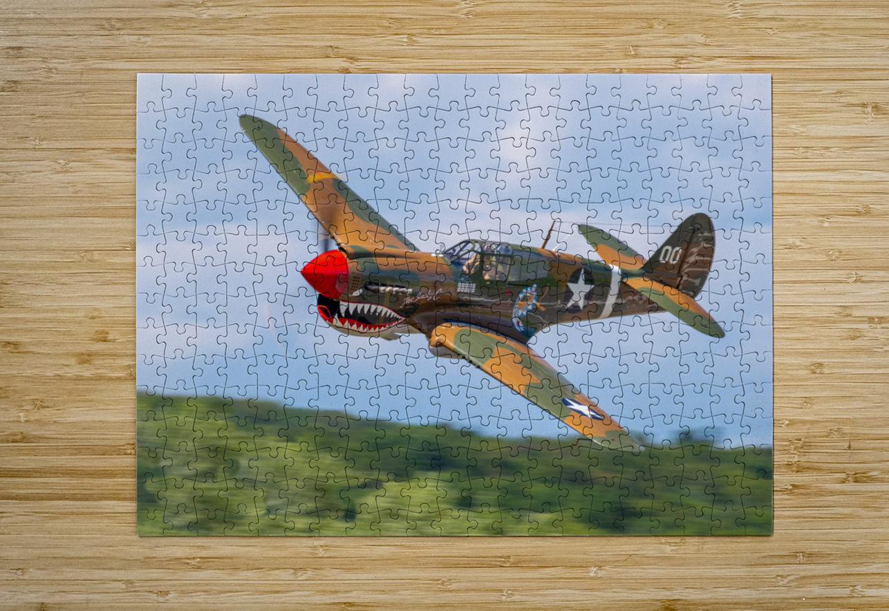Curtiss P-40 Warhawk Pisarek Photography Puzzle printing