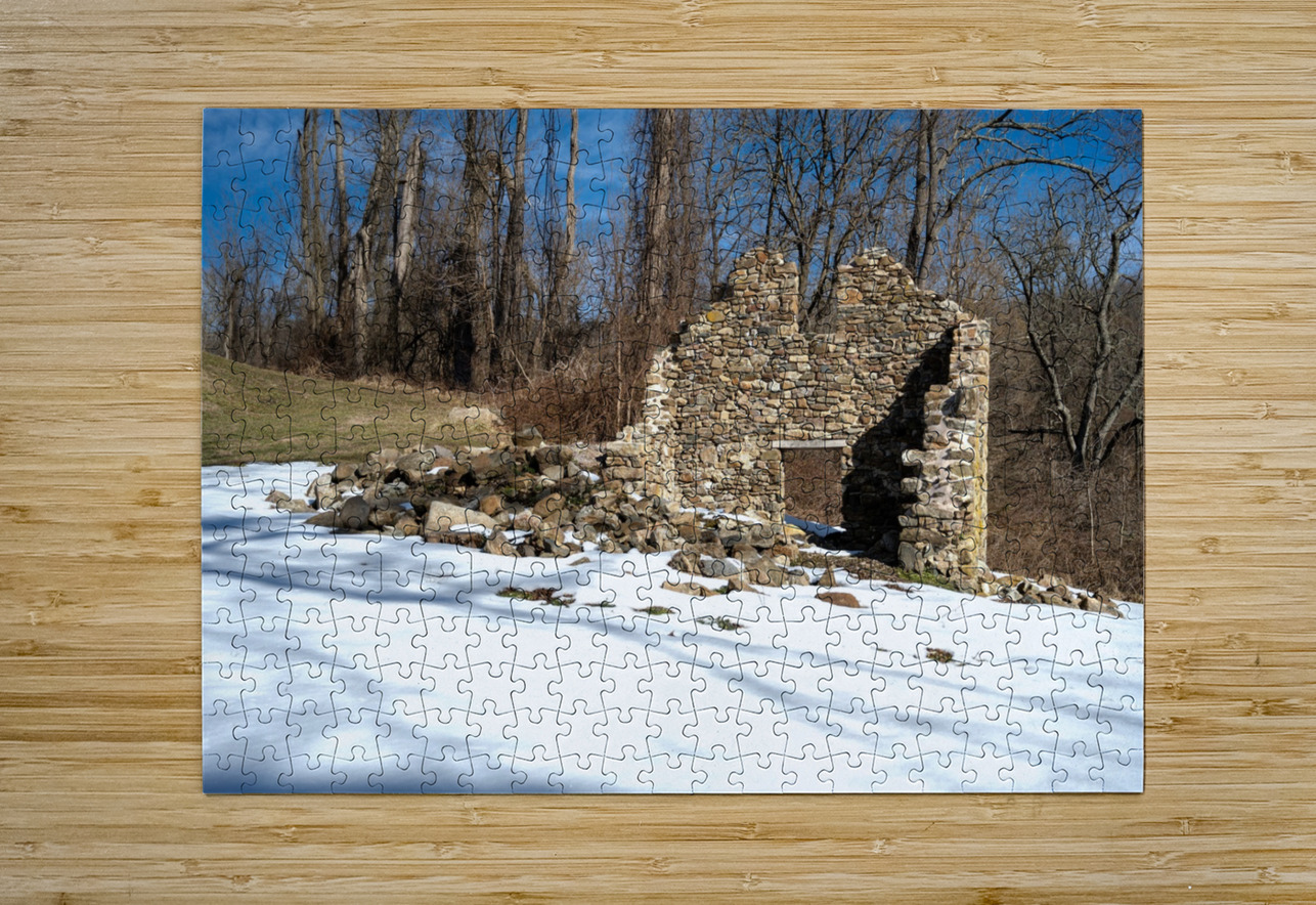 Ruins of Warwick Iron Furnace Pisarek Photography Puzzle printing