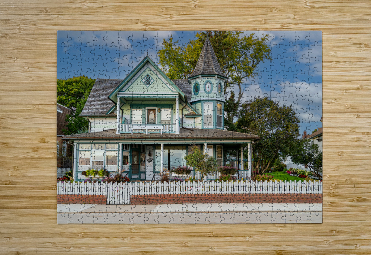 Beautiful Victorian Home on Mackinac Island Pisarek Photography Puzzle printing
