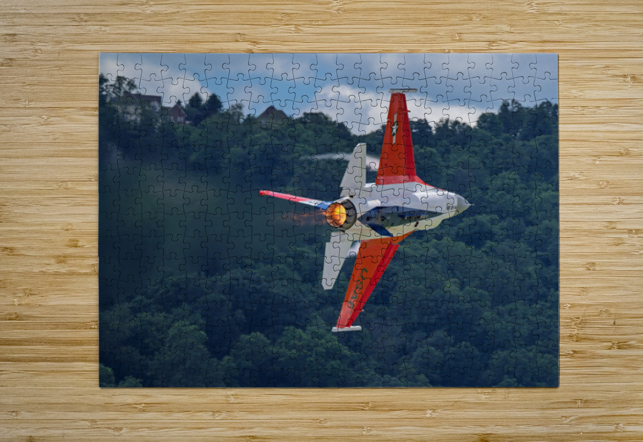 F-16 in a High Performance Turn Pisarek Photography Puzzle printing