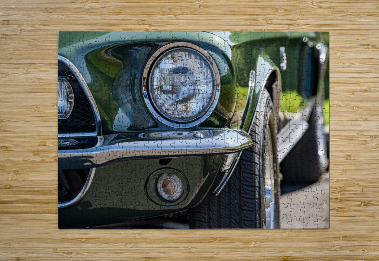 1968 Ford Shelby GT500KR Mustang Pisarek Photography Puzzle printing